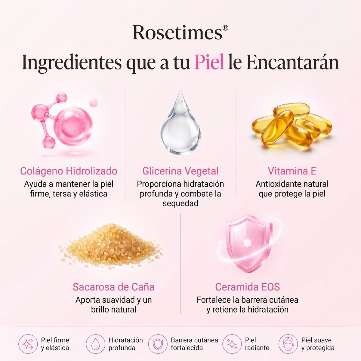 Rosetimes® – Bálsamo Facial Hidratante Antiarrugas