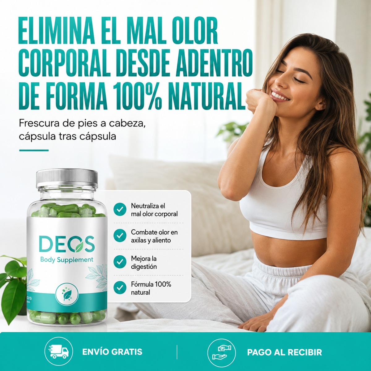 Deos™ | Combate el mal olor, aliento fresco y axilas secas