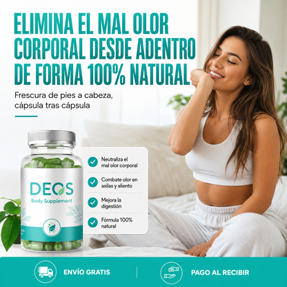 Deos™ | Combate el mal olor, aliento fresco y axilas secas