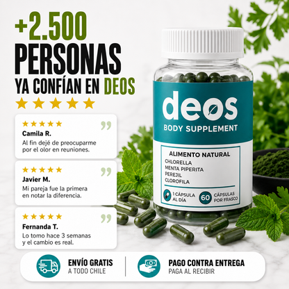 Deos™ | Combate el mal olor, aliento fresco y axilas secas