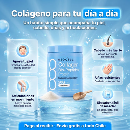 NeoCell® Colágeno Bio-Peptides – Fortalece Articulaciones, Piel y Cabello